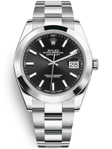 rolex datejust 41mm black face|2023 datejust 41mm 126300.